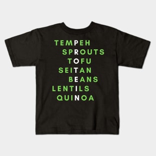Vegan protein sources Kids T-Shirt